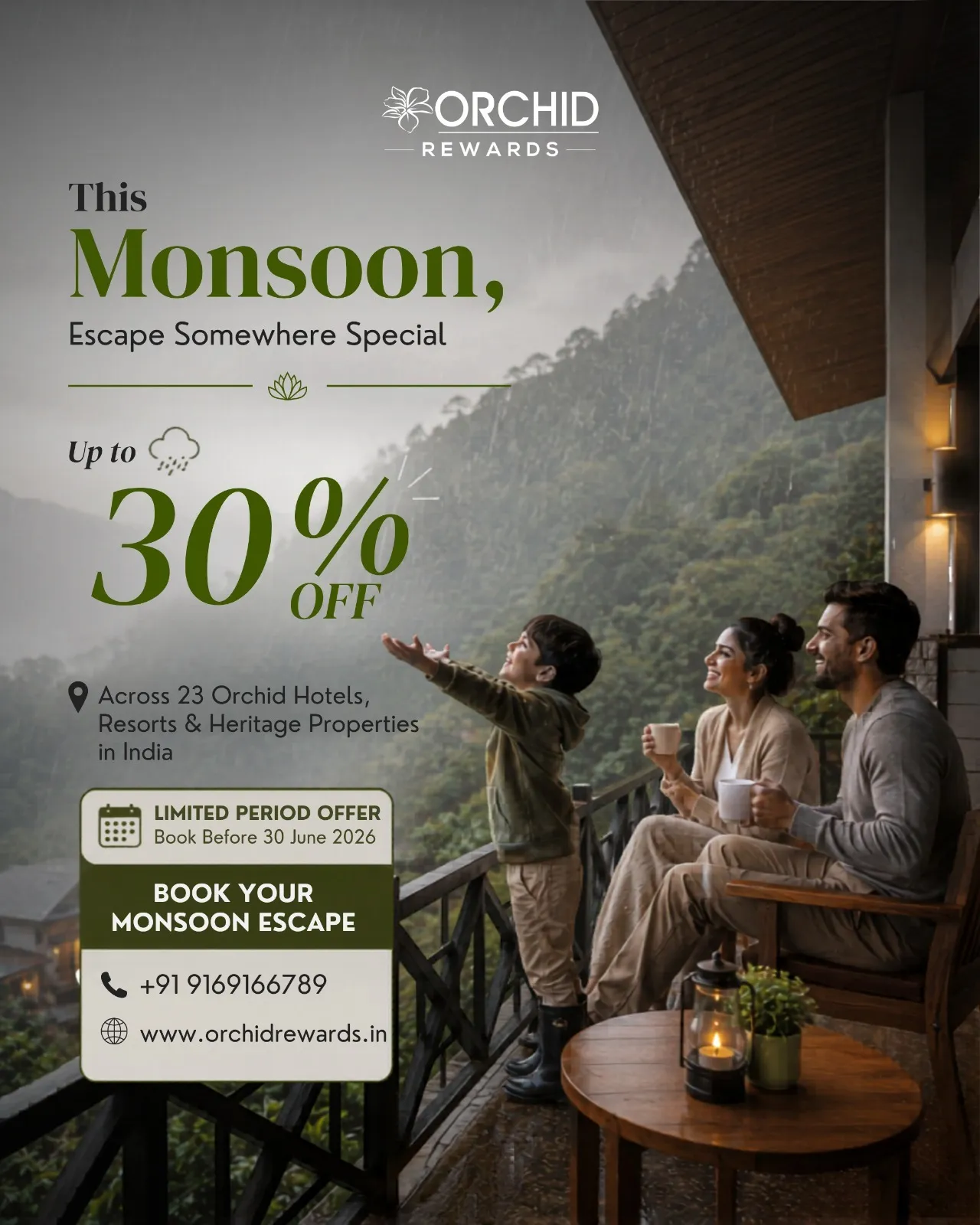 Orchid Rewards Monsoon Offer