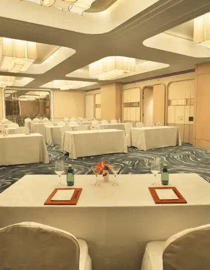 Elegant chamber suite with premium furnishings and cozy ambiance