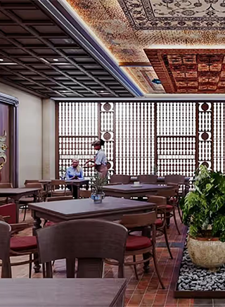 Multi-cuisine restaurant at The Orchid Hotel Chandigarh