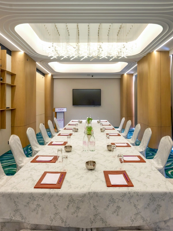 Book meeting rooms in Chandigarh – Orchid Hotel Zirakpur conference space Conference rooms in Chandigarh Zirakpur at Orchid Hotel – ideal for business meetings and events
