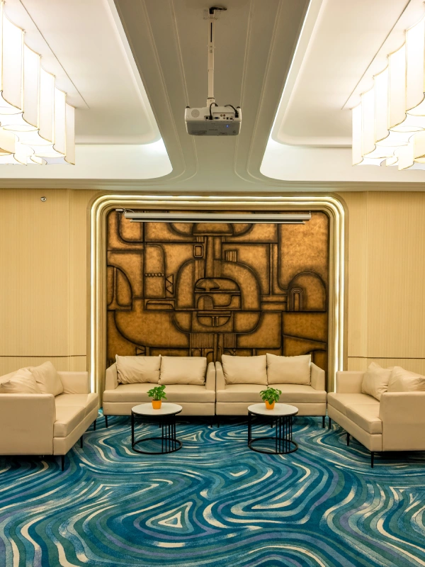 Premium hotel lobby in Chandigarh – Orchid Hotel Zirakpur Spacious lobby area at Orchid Hotel Chandigarh – premium hotel near Zirakpur Chandigarh