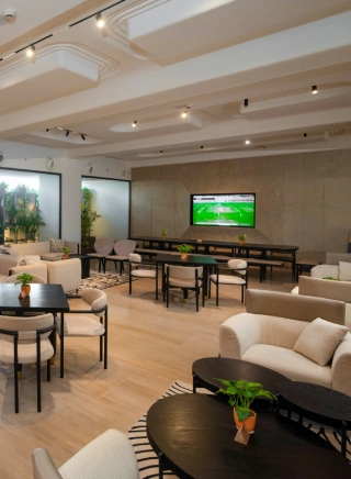 Elegant lobby at Orchid Hotel Chandigarh Zirakpur showcasing premium ambiance and modern design – top rated hotel in Chandigarh
