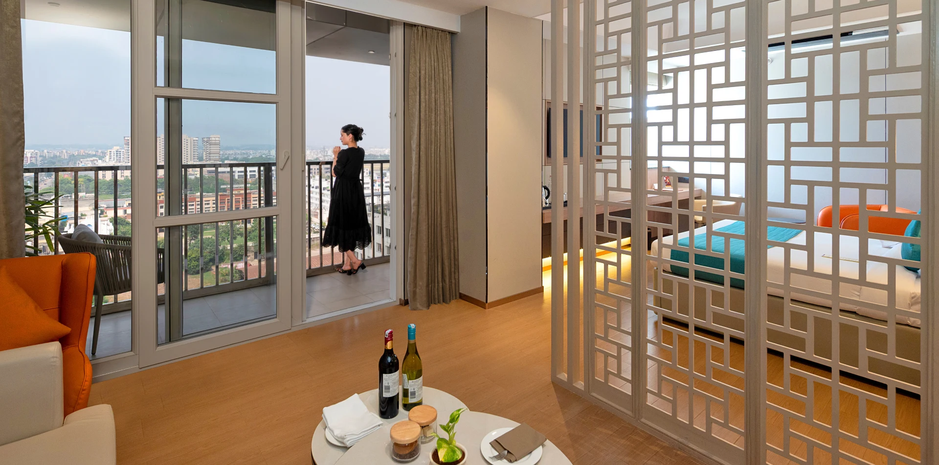 Premium Stay at The Orchid Hotel Chandigarh Elegant interiors of The Orchid Hotel Chandigarh