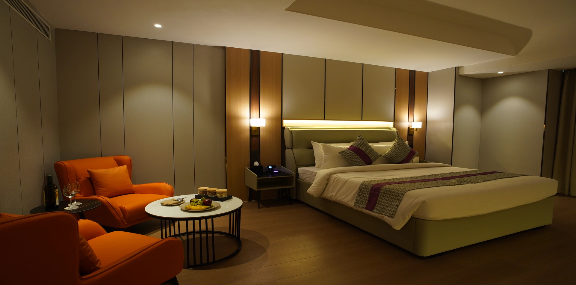Elegant interiors of The Orchid Hotel Chandigarh