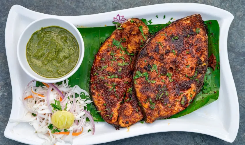 Lotus Eco Beach Resort, Wadi restaurant - fish fry