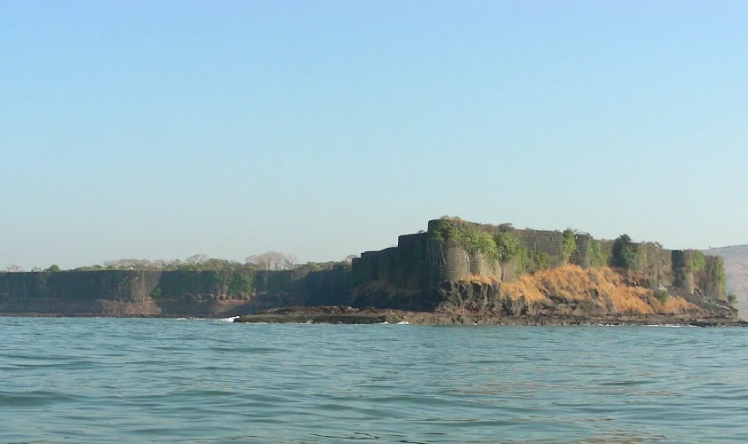 Suvarnadurg fort surrounded by water