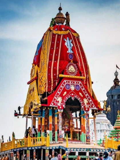Rath Yatra Konark Odisha Festival Rath Yatra celebrations in Odisha with decorated chariot