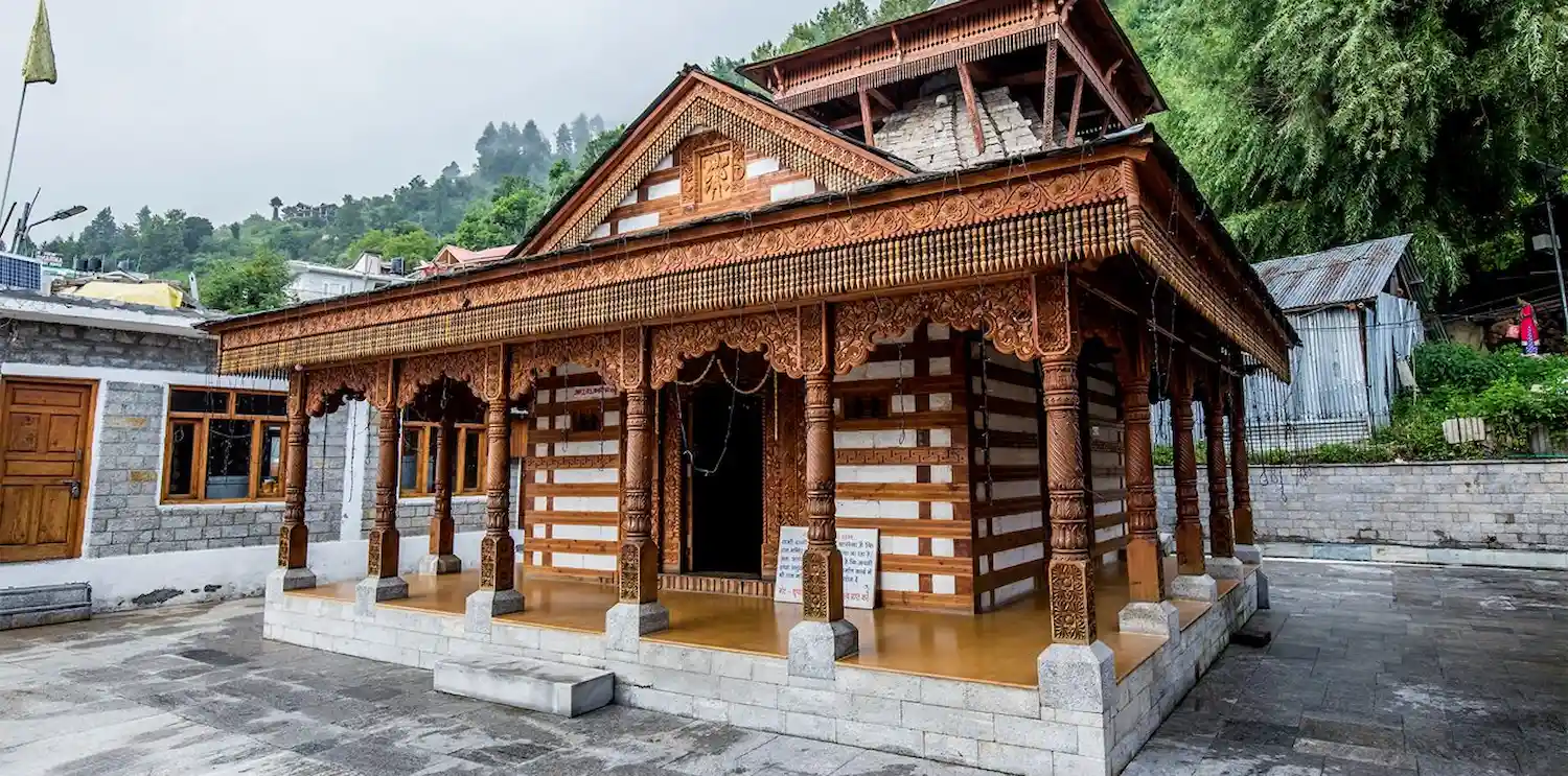 Lanes of Vashisht village near the hot springs, Manali