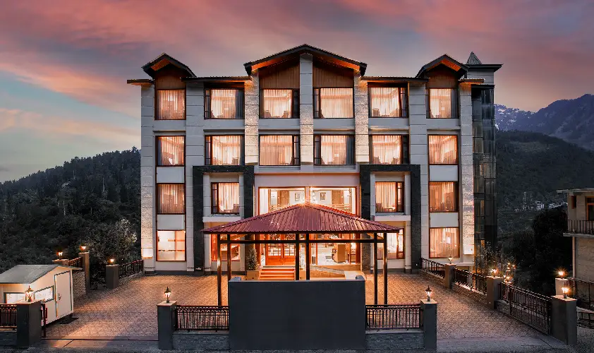 Wedding hall in Manali – Orchid Resort Venue Elegant wedding hall in Manali at Orchid resort