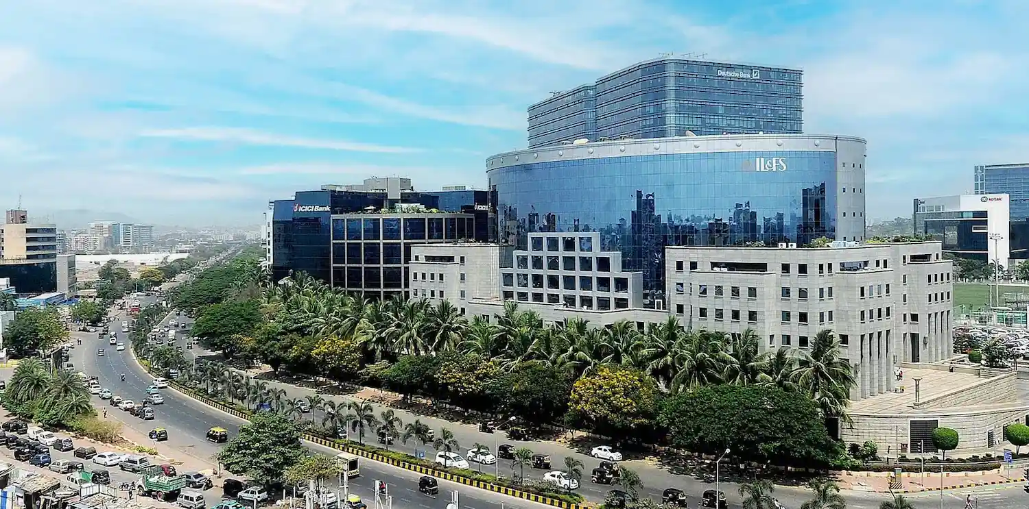 Mumbai business district near the airport