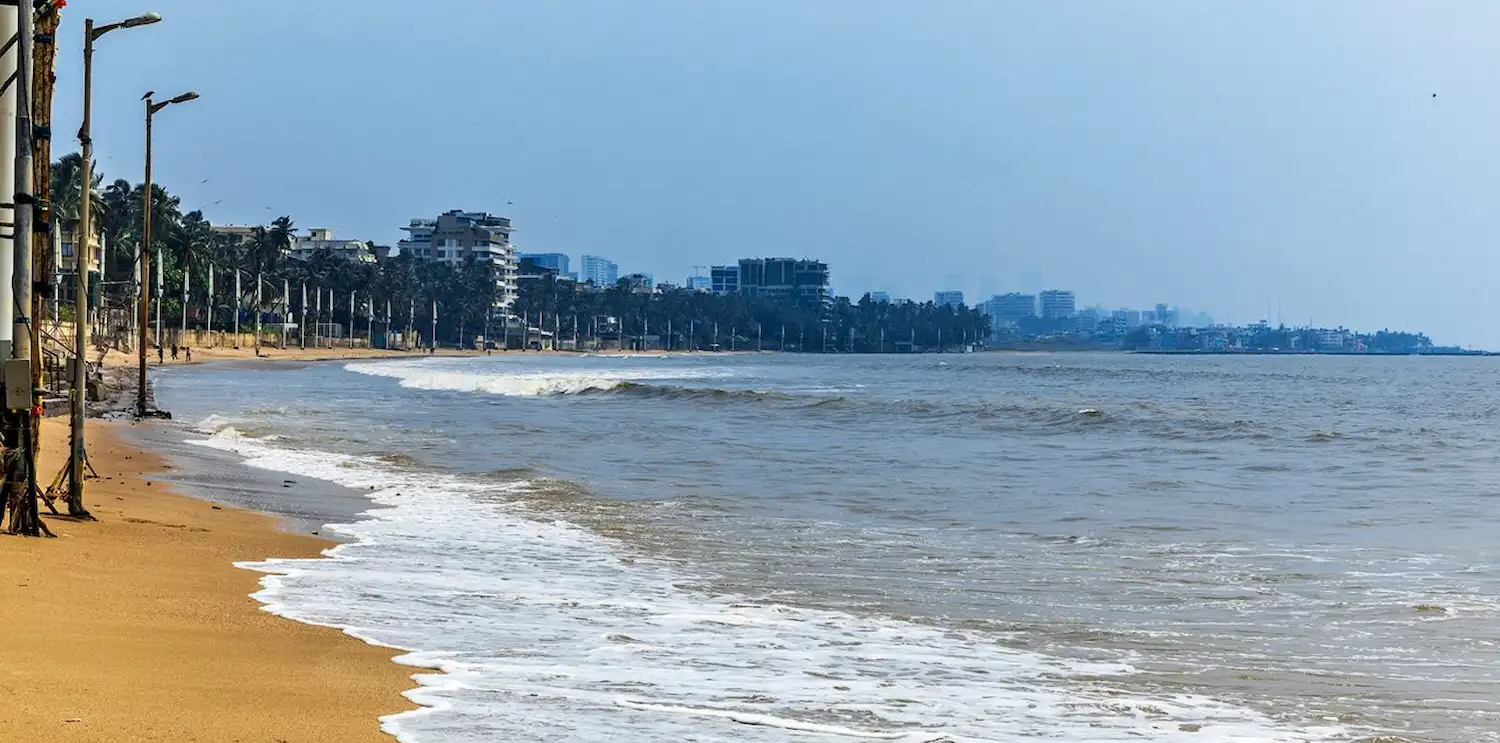 Book a Hotel Near Mumbai Airport Close to Juhu Beach | The Orchid Hotel Mumbai Sunset at Juhu Beach Mumbai