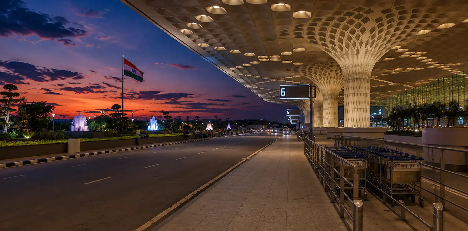 Mumbai airport during a layover