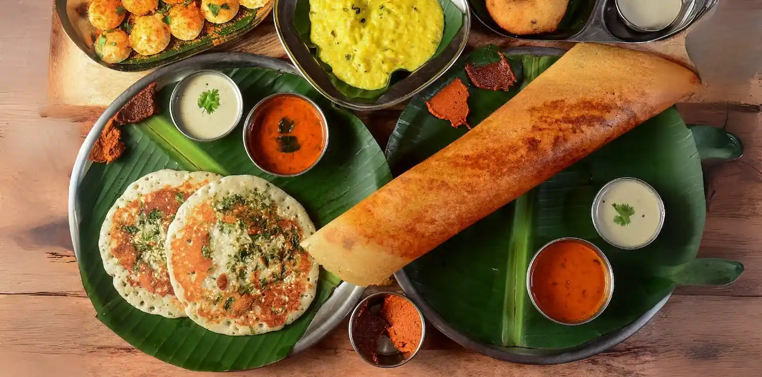 South Indian breakfast in Vile Parle Mumbai