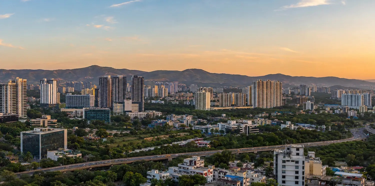 West Pune skyline around Balewadi and Baner