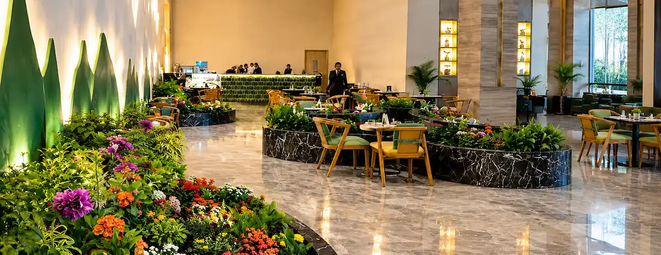 Explore Restaurant Dining Near Balewadi | The Orchid Pune Restaurant dining area for guests looking for restaurants near Balewadi