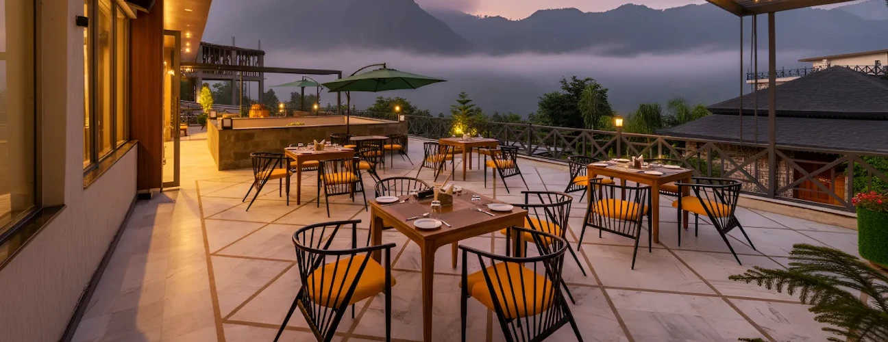 Restaurants in Rishikesh serving fresh meals during a one day trip