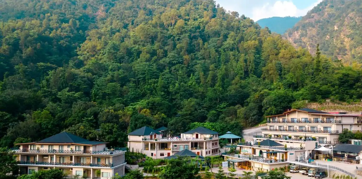 Experience a Green Escape in Rishikesh | The Orchid Rishivan Green escape resort in Rishikesh surrounded by nature