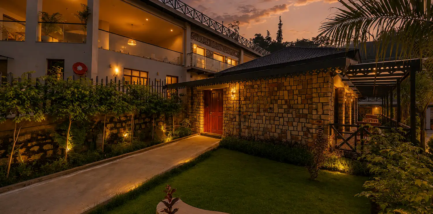 Book a Mountain Retreat in Rishikesh | The Orchid Rishivan Mountain retreat resort stay in Rishikesh
