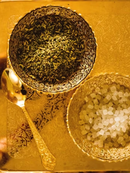 Traditional brass and copper metalware, temple bells and Pahadi jewellery from Shimla markets