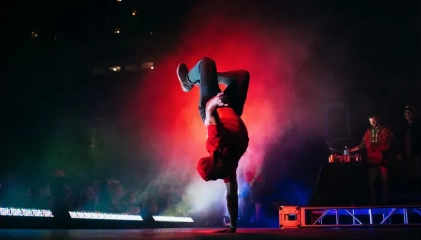 Lush green Glen forest picnic spot near Shimla in summer