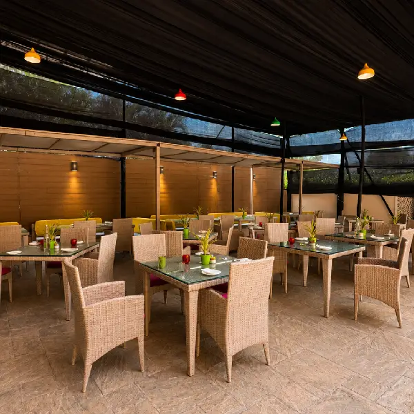 Outdoor Restaurant Seating Covered outdoor restaurant seating area