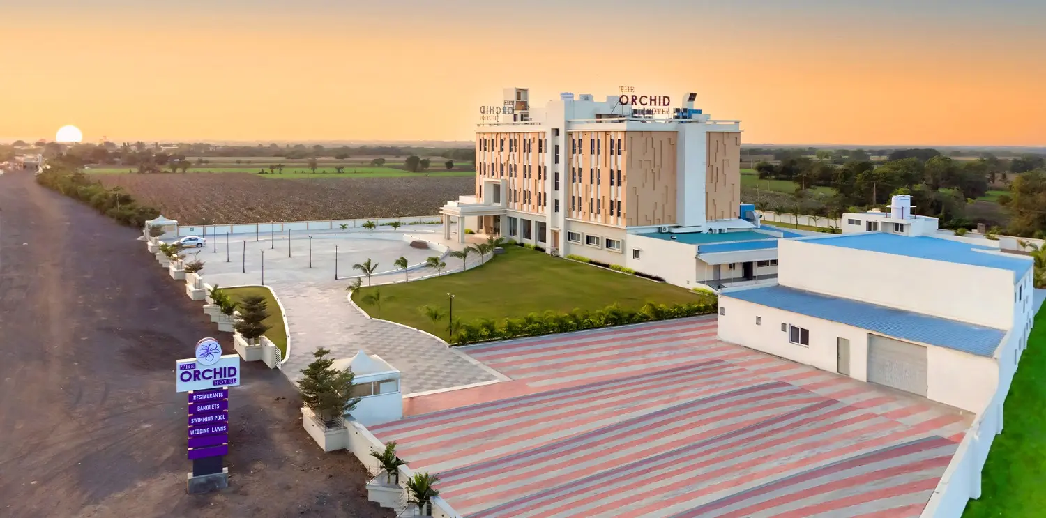 Elegant Wedding Venue Setup at Orchid Jamnagar
