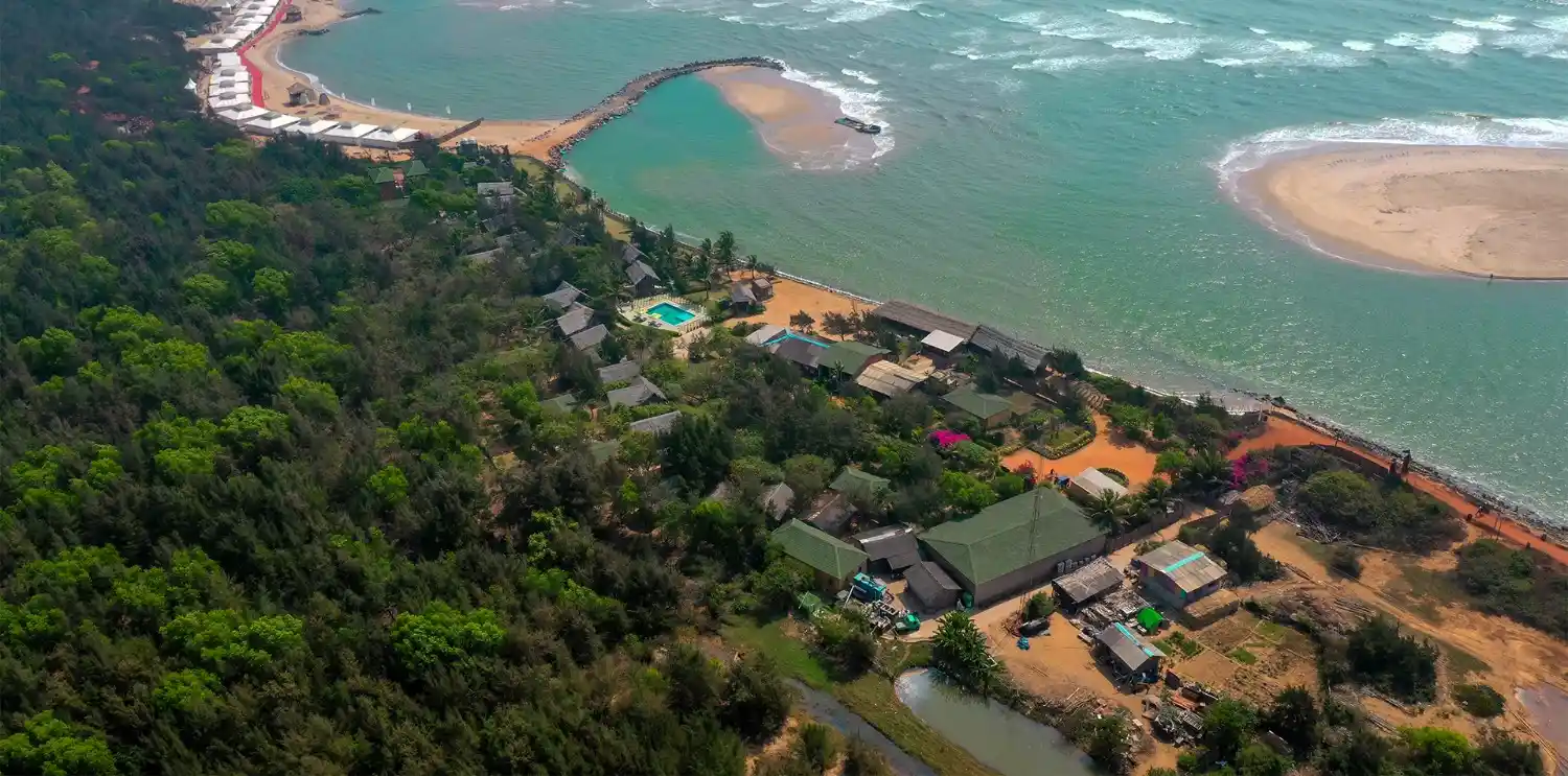 Visual tour of Lotus Eco Beach Resort Konark