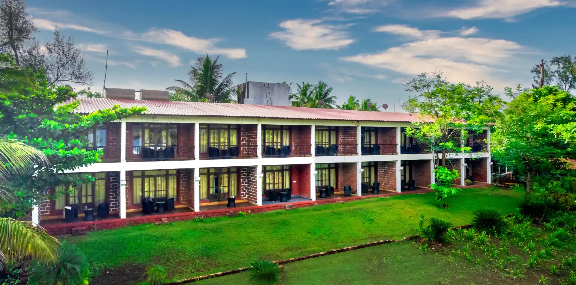 Golden Sunset View from Lotus Eco Resort Dapoli