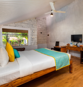 Spacious Konkan Villas at Lotus Eco Beach Resort, Murud