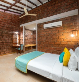 Cozy seating area in Sea Breeze Suite, Murud