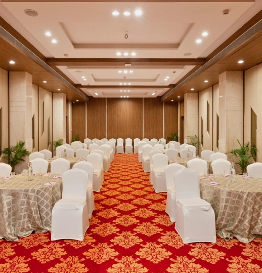 Banquet Hall - Perfect venue for events at Orchid Hotel Jamnagar Spacious Banquet Hall for Events & Weddings in Jamnagar – Orchid Hotel