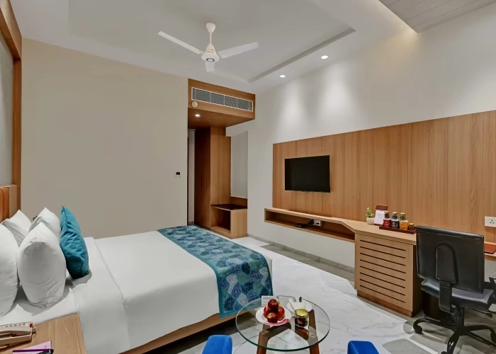 Book Deluxe Room Twin Bed at Orchid Hotel Jamnagar Deluxe Room Twin Bed – Luxury Accommodation in Jamnagar