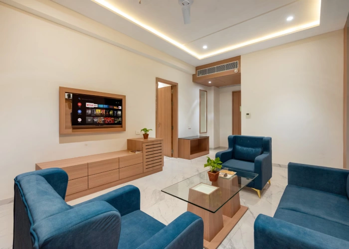 Opulent Living Area of Orchid Suite - Orchid Hotel Jamnagar Orchid Suite Living Area - Orchid Hotel Jamnagar
