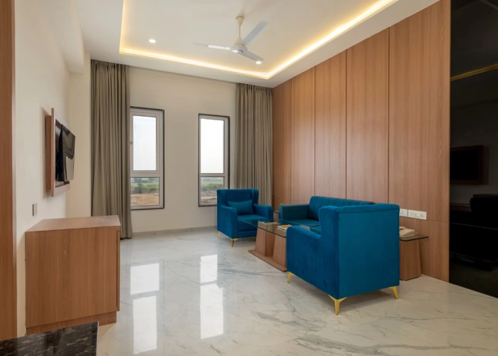 Exclusive Balcony View from Orchid Suite - Orchid Hotel Jamnagar Orchid Suite Balcony View - Orchid Hotel Jamnagar