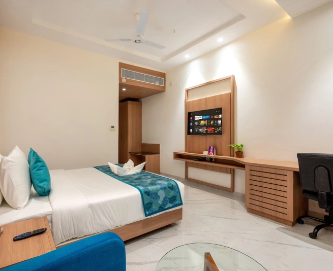 Deluxe Room with King Bed at Orchid Hotel Jamnagar
