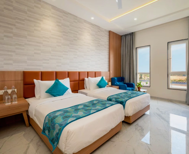 Deluxe Room with Twin Bed at Orchid Hotel Jamnagar