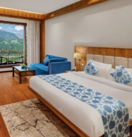 Luxury Premier Valley View Room with Balcony in Manali