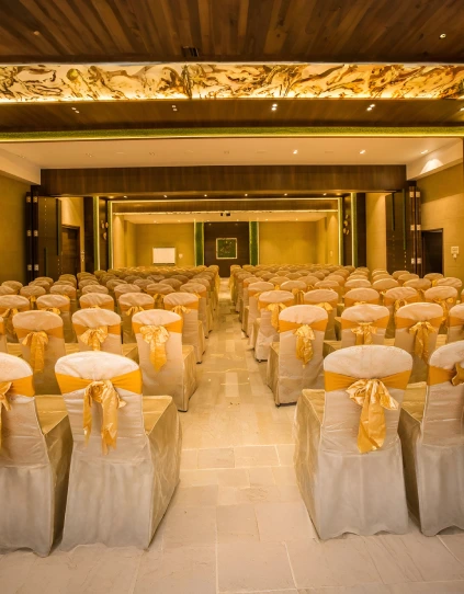 Rooftop Banquet with Lighting Setup in Panchgani for Evening Events