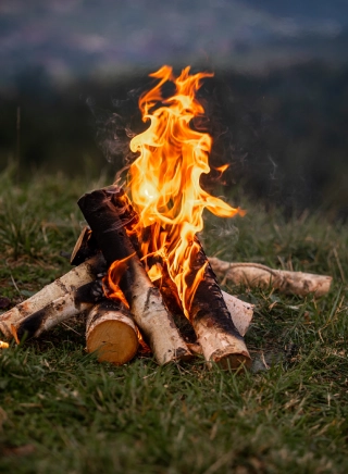 Evening bonfire experience at Orchid Hotel Panchgani