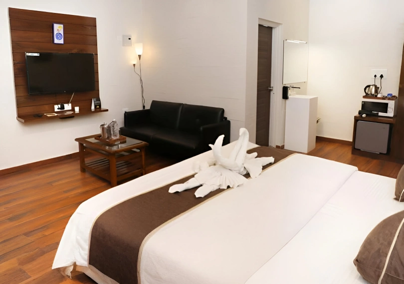 Book Forest Tent at Orchid Hotel in Panchgani, 360 sq. ft., best family glamping accommodation with Sahyadri valley views