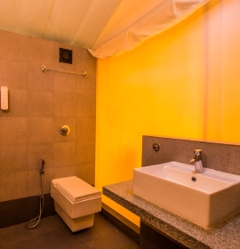 Pristine and hygienic interiors in Strawberry Club Room at Orchid Hotel Panchgani