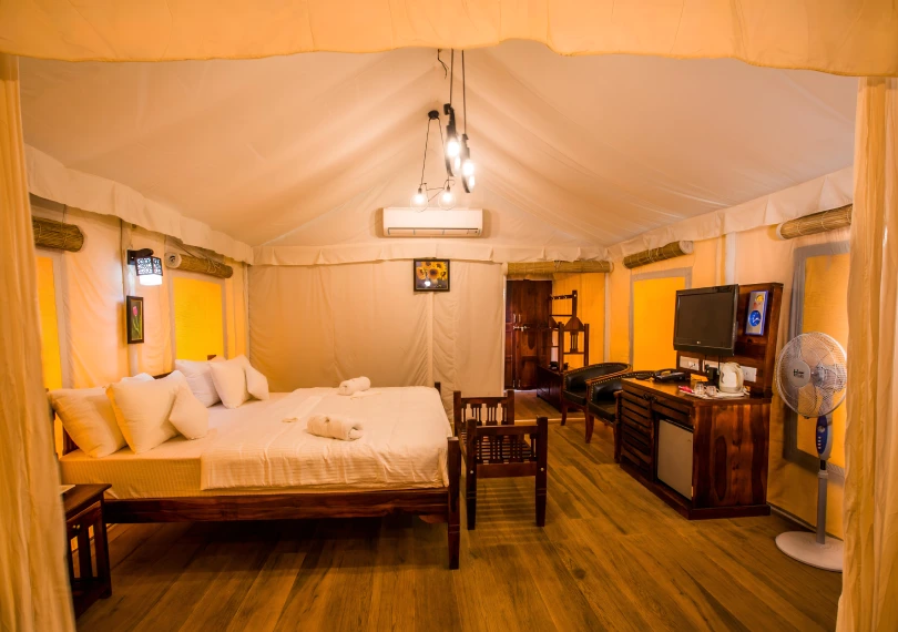 Book the Strawberry Club Room at Orchid Hotel Panchgani with 350 sq. ft., panoramic Sahyadri valley views, near Mahabaleshwar