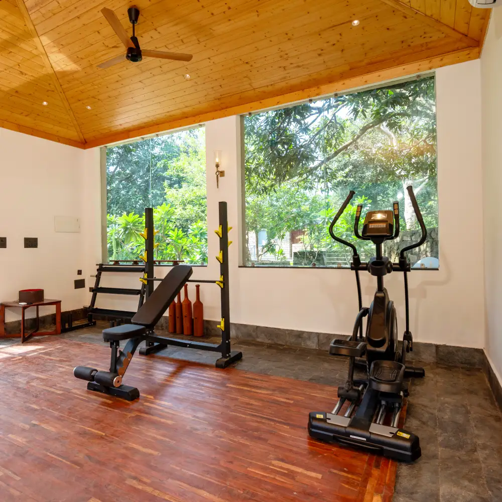 Gym and Fitness Center shala at Orchid Rishivan Rishikesh wellness Resort