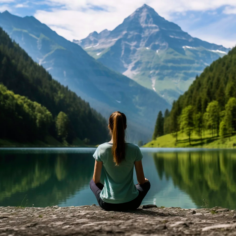 Yoga and meditation retreat at Orchid Rishivan Rishikesh wellness hotel