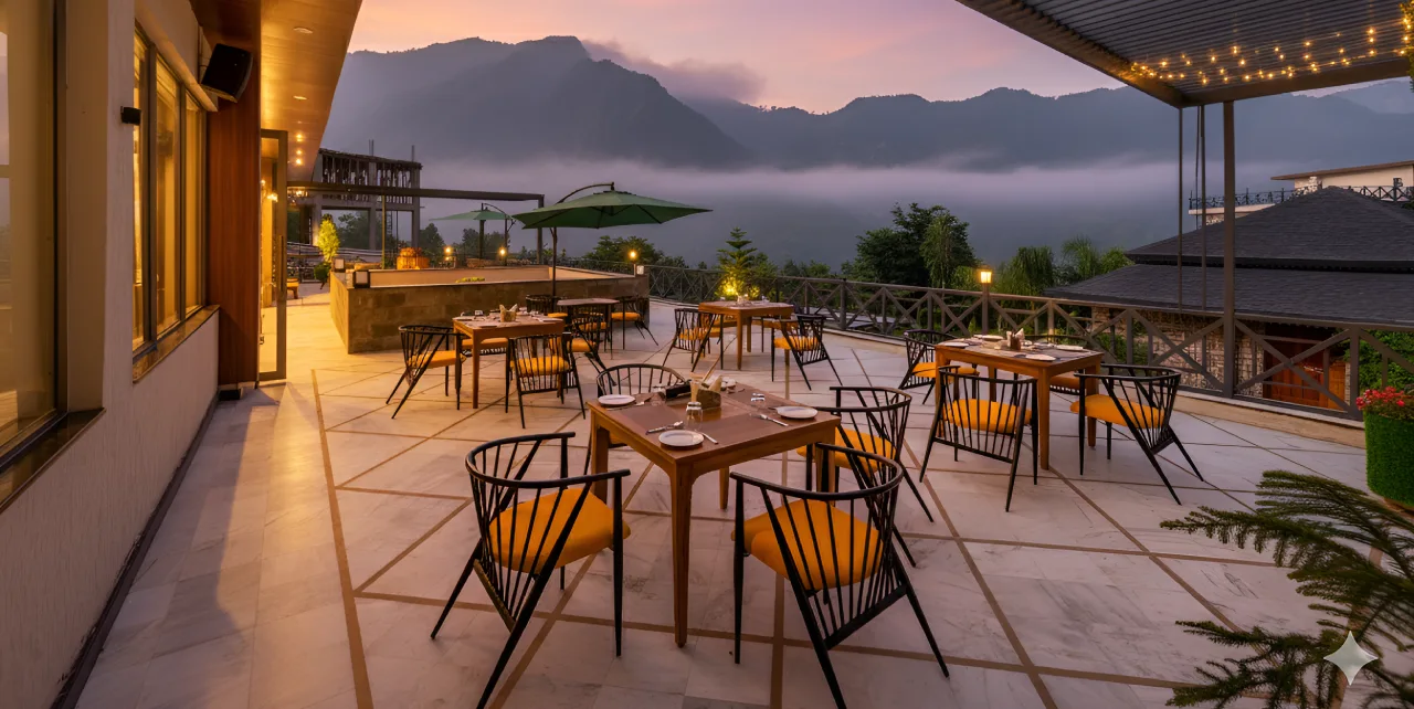 Dine in Style at Rooftop Restaurants in Rishikesh Rooftop Restaurants in Rishikesh – The Orchid Hotel