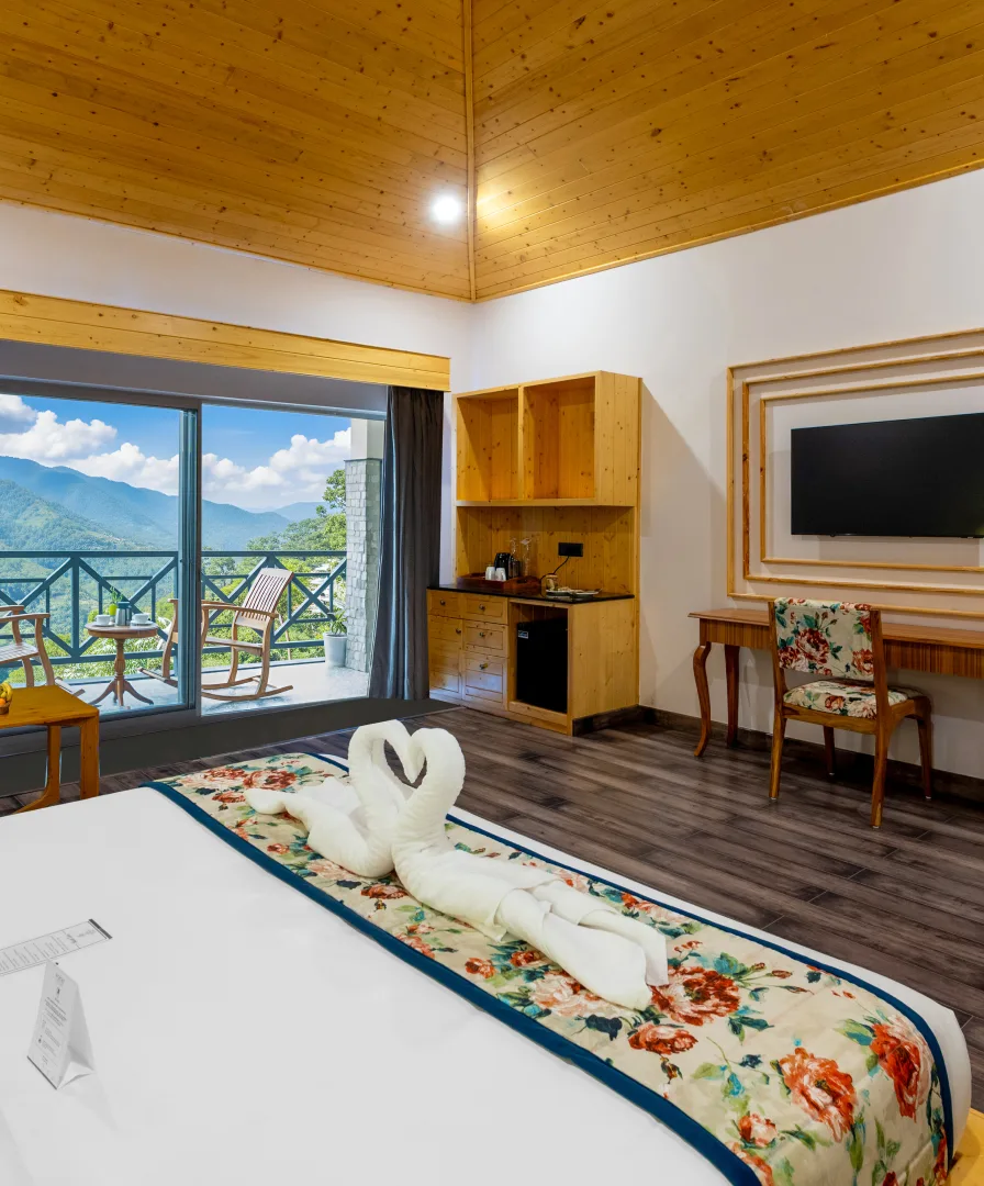 Van Rekha Forest-View Hotel Room with Balcony at The Orchid Rishivan, Rishikesh