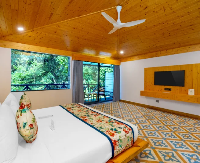 Van Rekha Forest-View Hotel Room with Balcony at The Orchid Rishivan, Rishikesh
