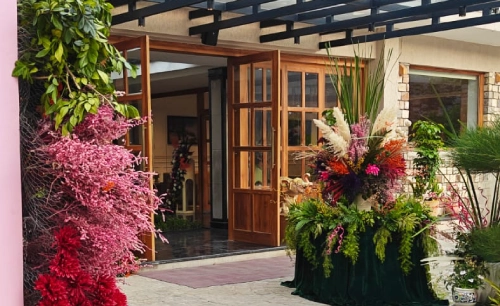 Professional destination wedding photography at The Orchid Rishivan Rishikesh with scenic hill views and elegant wedding setups