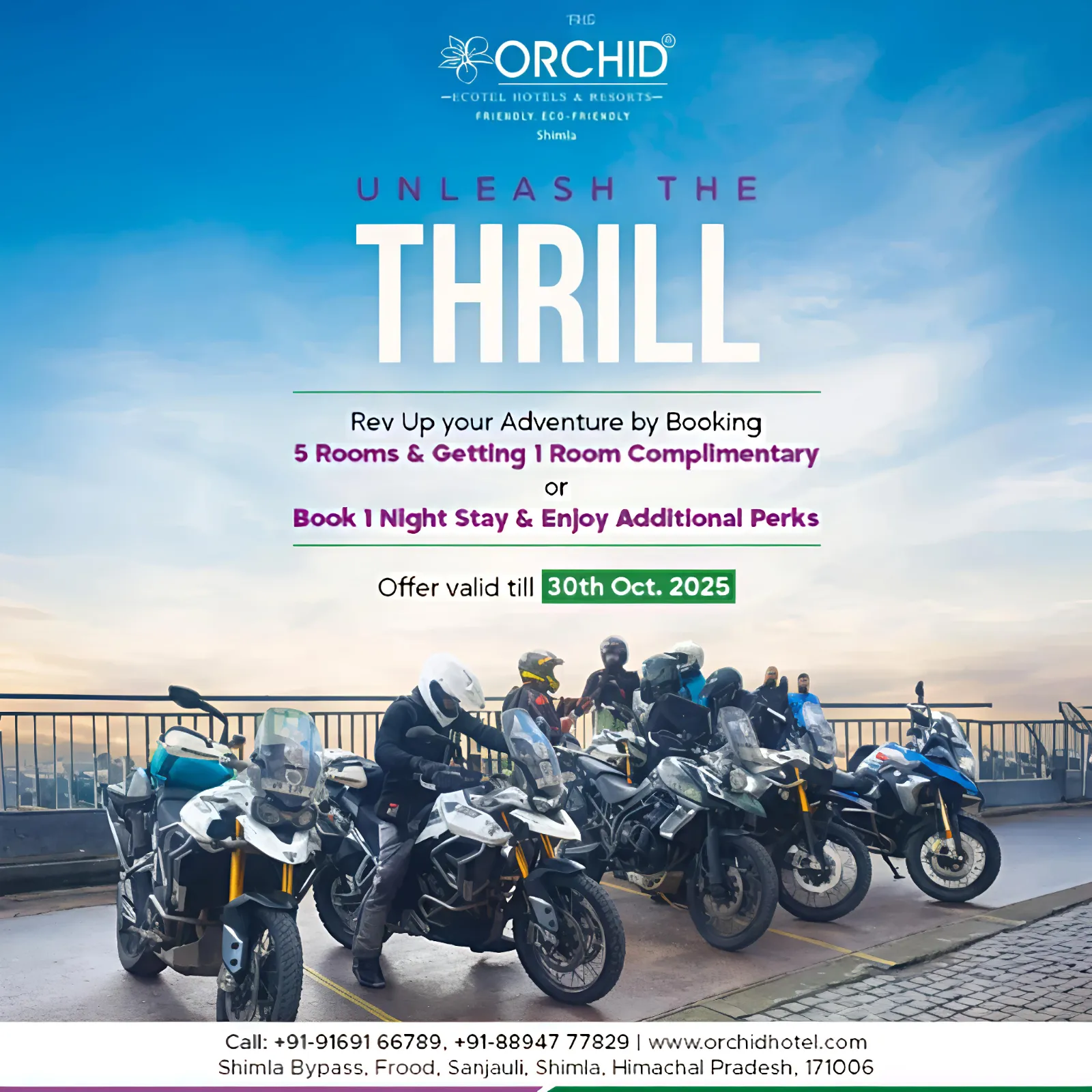 Best hotel deals Shimla – Unleash The Thrill