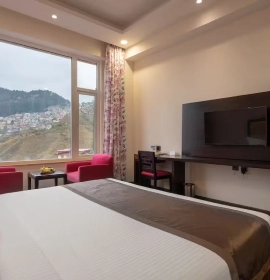 Spacious Premier Valley View Room with luxurious furnishings